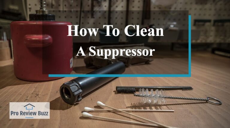 how to clean a suppressor
