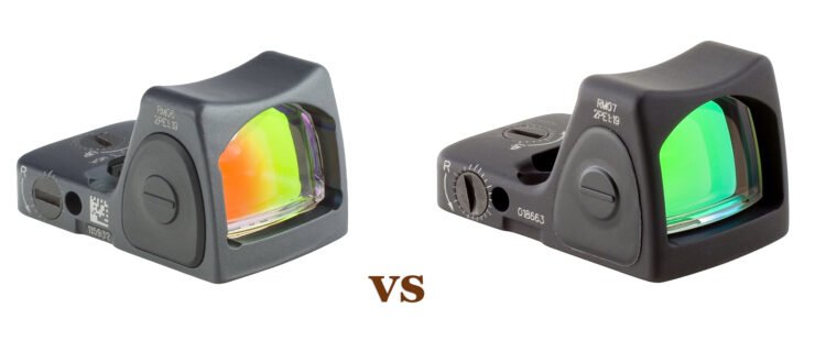 RM06 vs. RM07 Reflex Sight