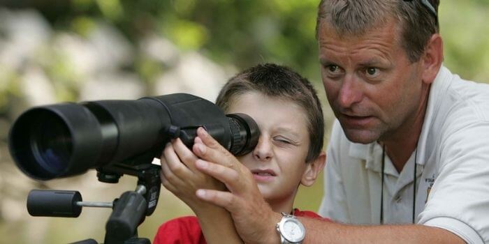 Angled Spotting Scope