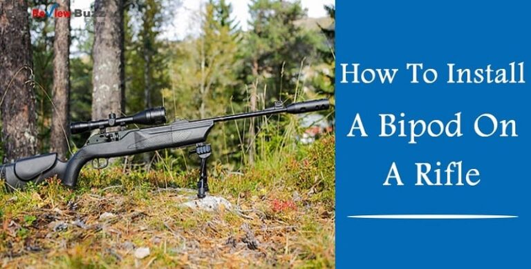 how to install a bipod on a rifle