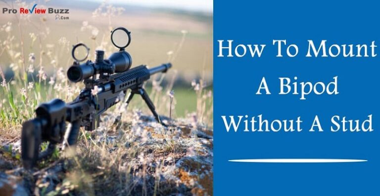 how to mount a bipod without a stud