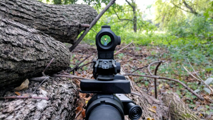 how to sight in a red dot scope