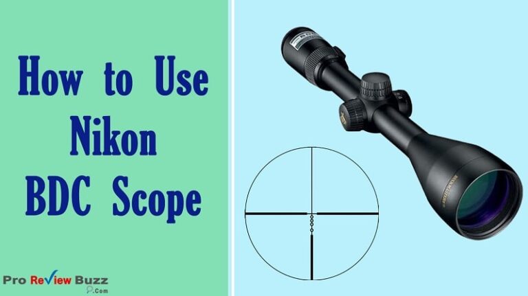 how to adjust nikon bdc scope
