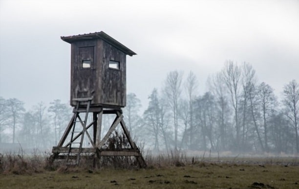 how to build a deer blind out of pallets