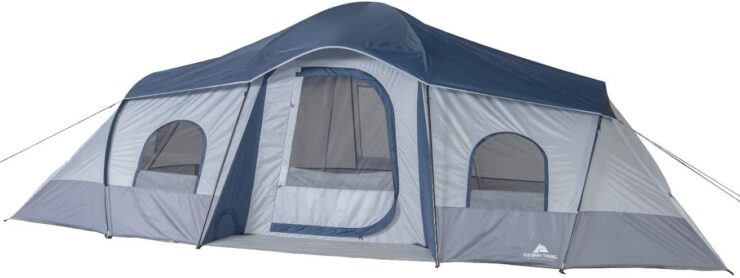 Ozark Trail 10 Person Tent- Tent With Separate Sleeping Areas