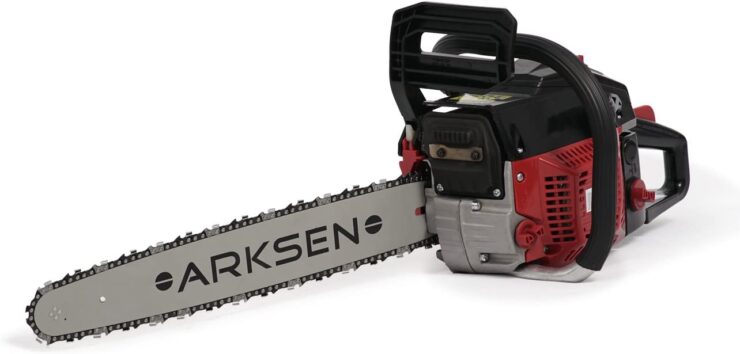 ARKSEN 45CC Gasoline Powered Chainsaw Wood Cutter 22" inch Chain Saw Handheld, 2-Stoke Gas Engine EPA