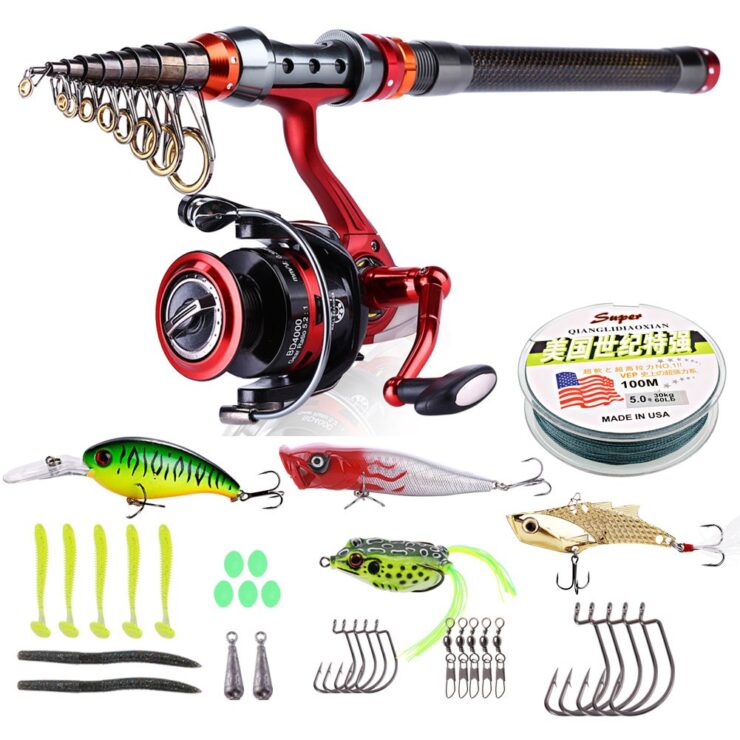 YONGZHI Fishing Poles with Spinning Reels