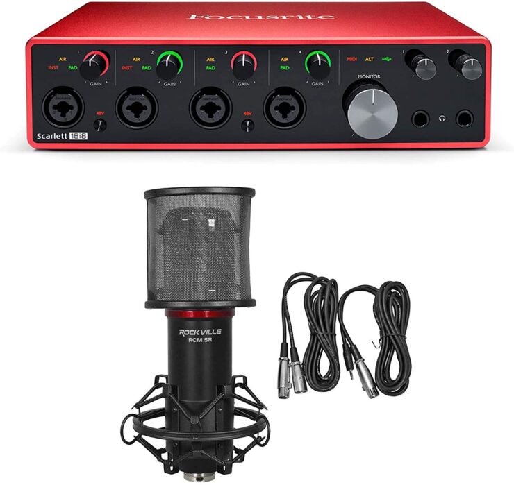 Focusrite Scarlett 18i8 MOSC0018 2nd Gen USB Audio Interface with Pro Tools