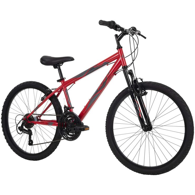 Huffy Hardtail Gloss Red (74808) Mountain Bike- Best Mountain Bikes Under 200 Dollars in 2022
