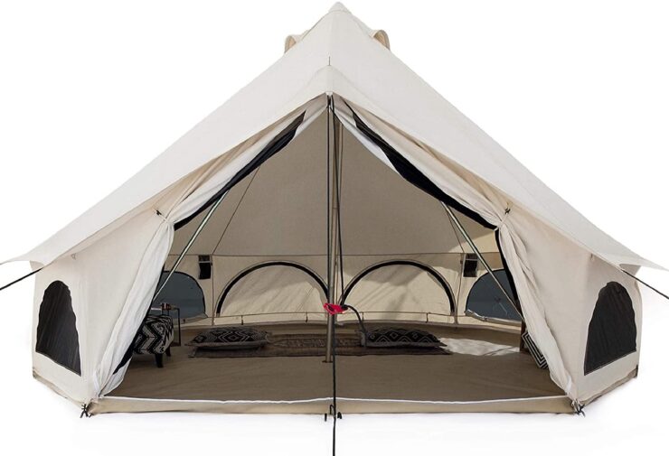 WHITEDUCK Avalon Canvas Tent With Stove Jack- All-Weather Tent  