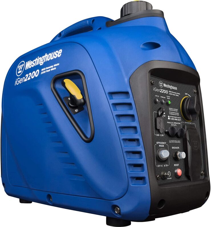 Amazon.com : Westinghouse iGen2200 Portable Inverter Generator 1800 Rated & 2200 Peak Watts, Gas Powered, CARB Compliant : Garden & Outdoor