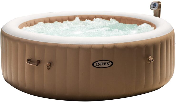 Intex 85in PureSpa Portable Bubble Massage Spa Set Hot Tub- Cheap Hot Tubs