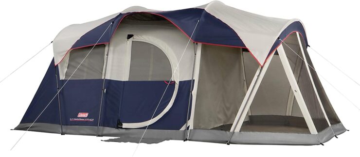 Coleman Elite 6 Screened Tent- Cabin Tents With Screened Porch