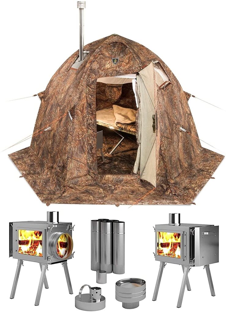 Russian Bear Winter Hot Tent- Winter Tent With Stove