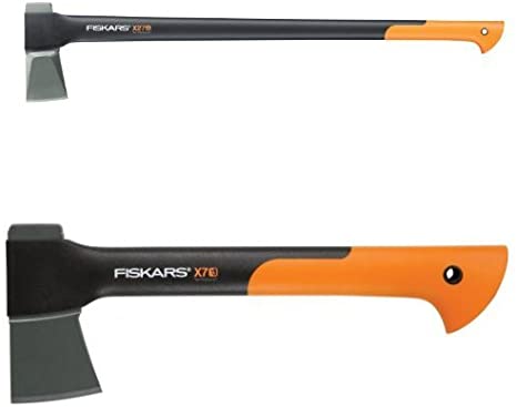 Fiskars X27 Super Splitting Axe, 36-Inch and Hatchet Bundle