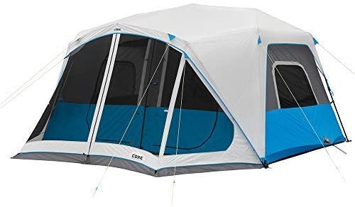 Core Lighted Instant Cabin Tents- Best Cabin Tents With Screened Porches