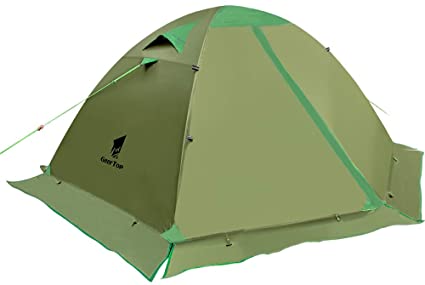 Amazon.com : GEERTOP Camping Tent for 2 Person 4 Season Backpacking Tent Double Layer Waterproof for Outdoor Hunting, Hiking, Climbing, Travel - Easy Set Up : Sports & Outdoors
