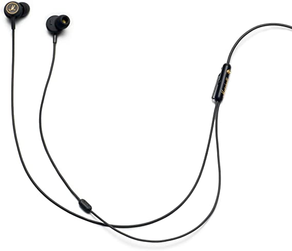 Marshall Mode EQ in-Ear Headphones, Black/Brass (4090940)