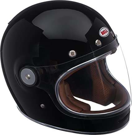 Bell Bullitt Full-Face Motorcycle Helmet (Solid Gloss Black, Large)